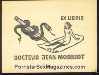 Ex Libris Bookplate Eroticis Nude Woman Snake Morisot
