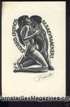 exlibris nude erotic bookplate